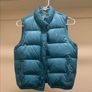 Old Navy Teal Quilted Puffer Vest